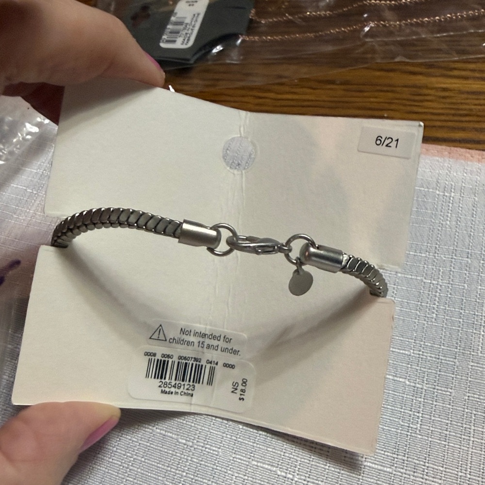 Express Modern Essentials Silver Bracelet - Picture 2 of 2